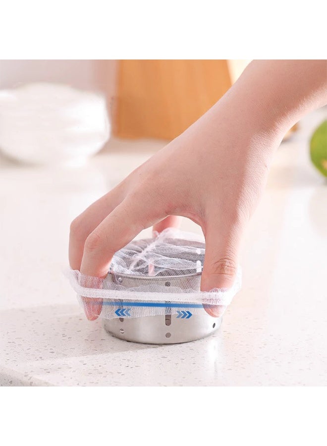 100-Piece Sink Strainer Bags White - Image 3