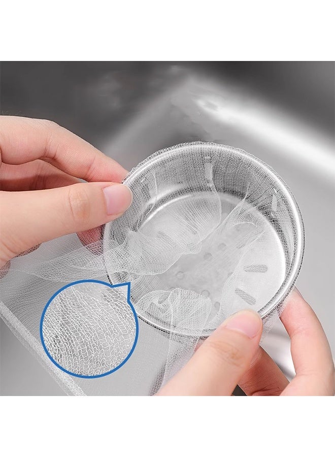 100-Piece Sink Strainer Bags White - Image 2