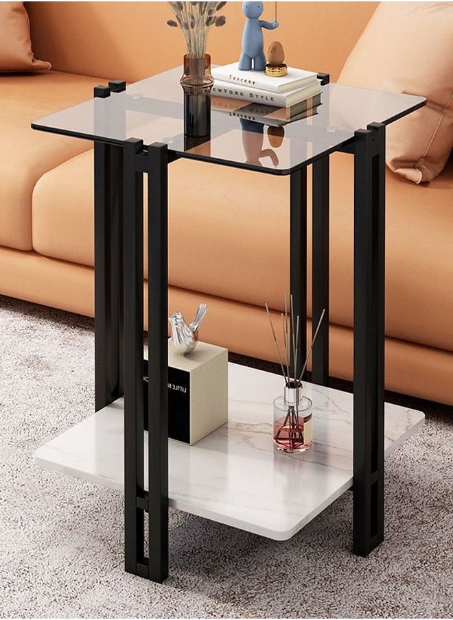 C&C Home - Multipurpose Portable Modern Design Stylish Table Nightstand Sofa Side Bedside Entryway Table 48 x 48 x 60 cm - Image 1