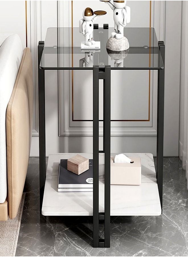 C&C Home - Multipurpose Portable Modern Design Stylish Table Nightstand Sofa Side Bedside Entryway Table 48 x 48 x 60 cm - Image 1