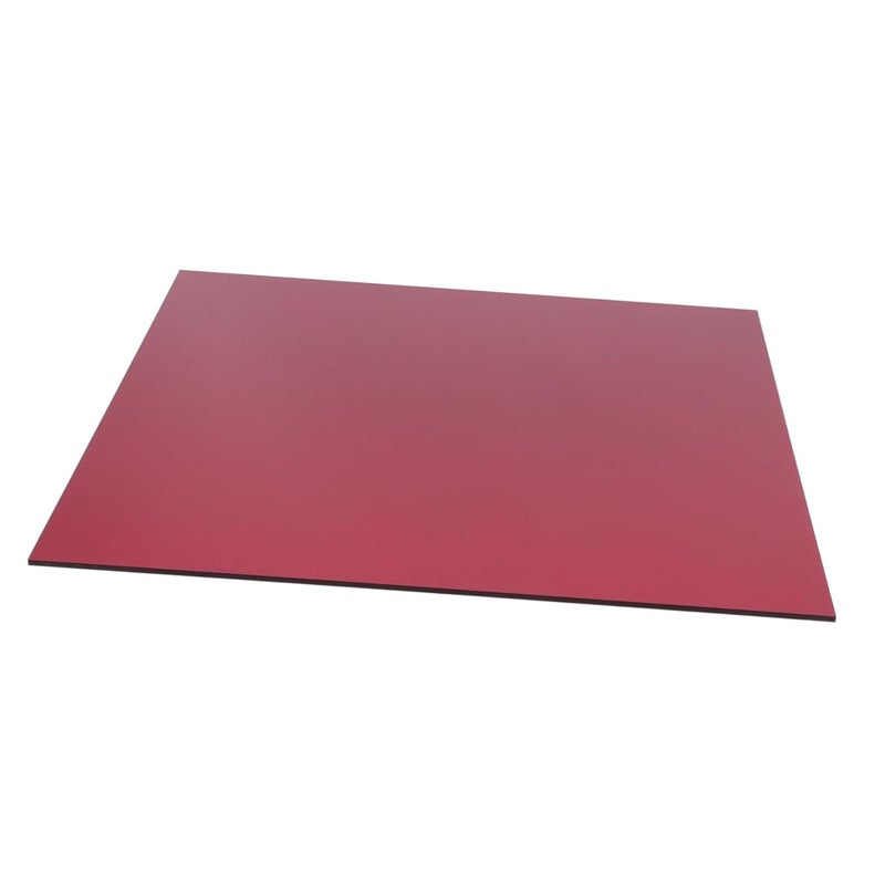 Red Acrylic Sheet Semi Translucent Panel for Craft Projects Displays and Wall Decor - Image 1