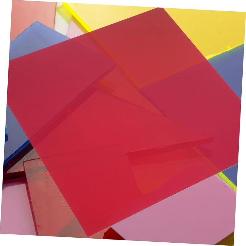 Red Acrylic Sheet Semi Translucent Panel for Craft Projects Displays and Wall Decor - Image 5