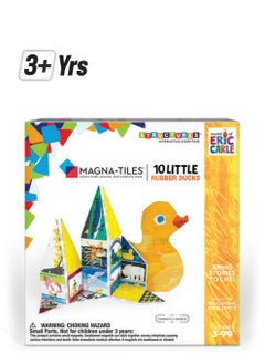 MAGNA-TILES 10 Little Rubber Ducks 18 Pieces| Magna-tiles By Eric Crale, Connect With Magnets, Kids Building Toys, For Ages 3+  - Image 1