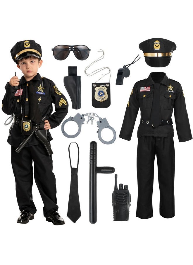 Spooktacular Creations - Police Costume For Kids, Cop Costume Outfit Set For Halloween Role Playing, Carnival Cosplay, Themed Parties (Small (5 7 Yr)) - Image 1