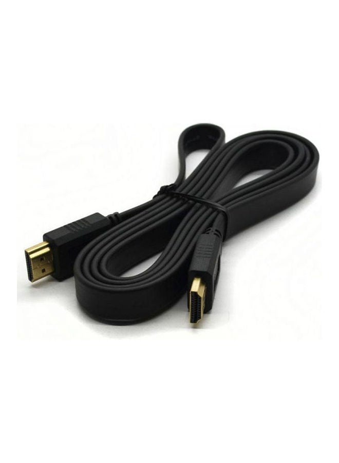 Hdmi Flat Cable Full Hd 1080 BLack