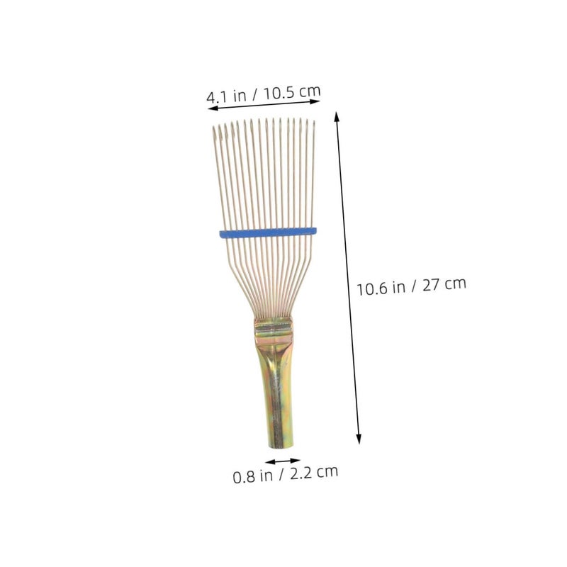 Horse Grooming Rake and Wool Comb Brush for Sheep Goats Shedding Ergonomic Design - Image 3