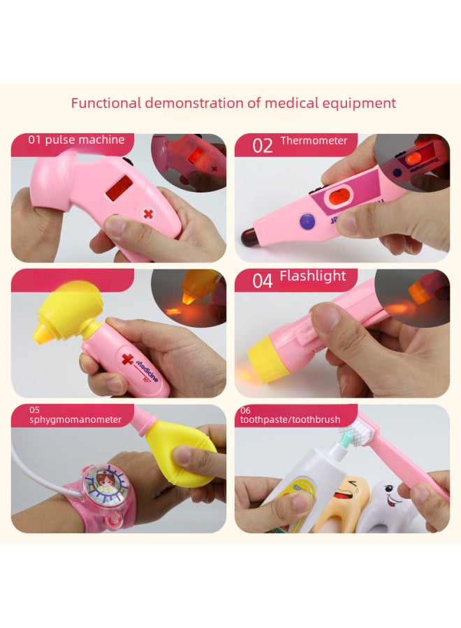 Children's Plastic Medical Kit Toy Realistic Simulation Doctor Needle Play Pretend Play Gift For Boys And Girls-Color:OEM Processing Customization - Image 5