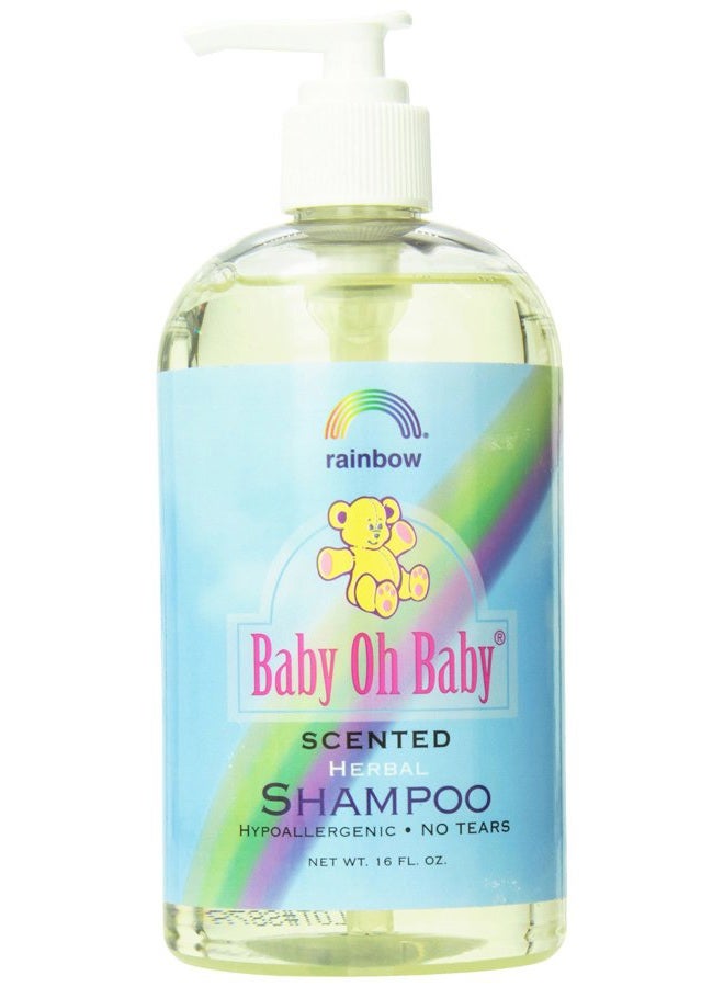 Rainbow Research Scented Organic Herbal Shampoo, 16 Fluid Ounce - Image 1