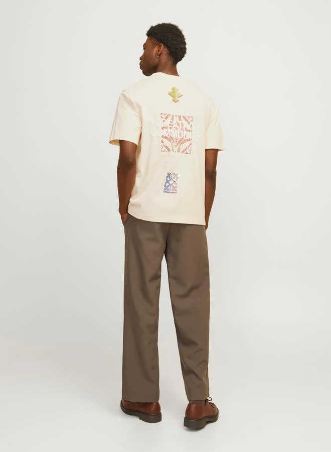 JACK & JONES Oversized Back Graphic Print T-Shirt