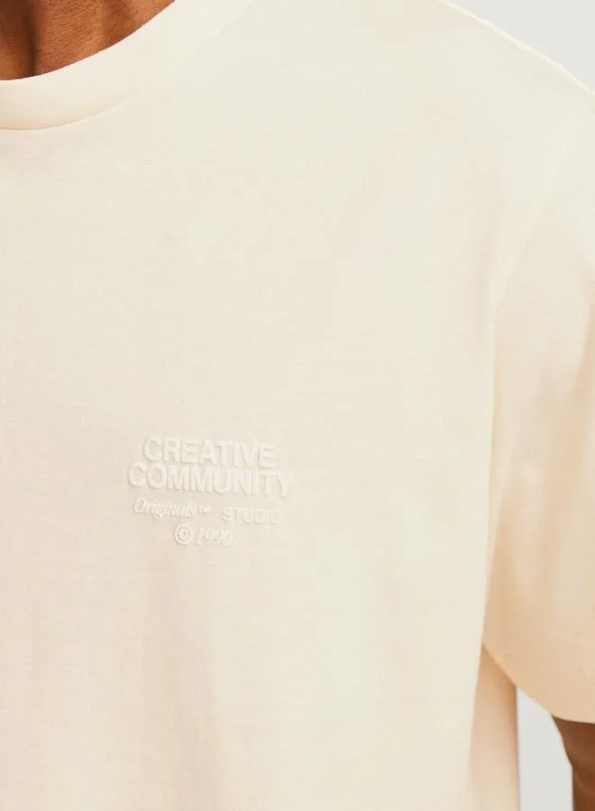 JACK & JONES Oversized Back Graphic Print T-Shirt