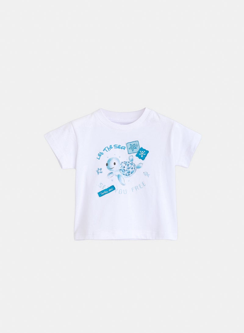 Junior Baby Boys Over Size T-Shirt - Image 1