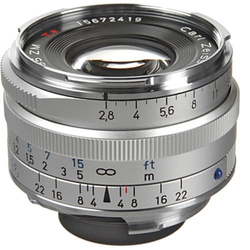 ZEISS Ikon C Biogon T ZM 2835 WideAngle Camera Lens for Leica MMount Rangefinder Cameras Silver - Image 1