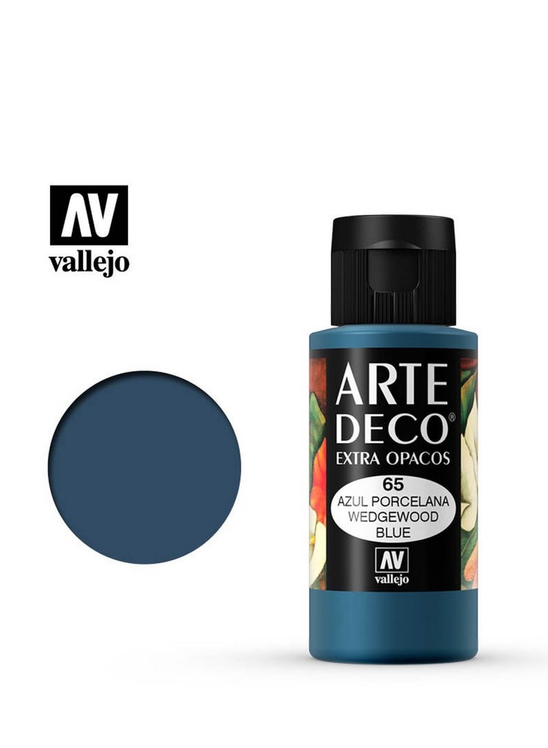 فاليجو آرت ديكو 065 ويدجوود بلو 60 مل - طلاء أكريليك مطفي فاخر للأعمال اليدوية والفنية
