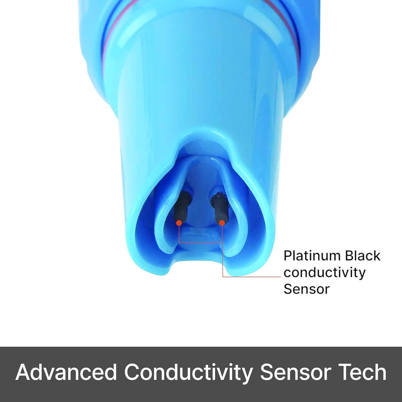 Apera Instruments مجموعة اختبار الجيب القابلة للاستبدال من LLC-AI314 Premium Series EC60 المقاومة للماء، دقة ±1% F.S، تبديل سهل بين EC/TDS/الملوحة، مستشعر قابل للاستبدال - Image 2