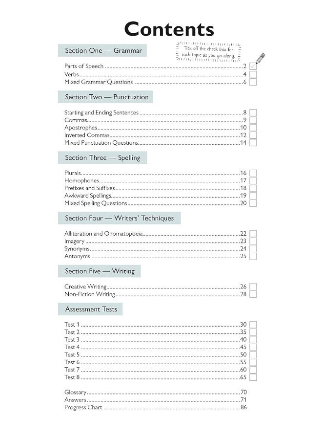 كتاب تدريب اللغة الإنجليزية للمستوى 11+ واختبارات التقييم للأعمار من 89 عامًا مع إصدار عبر الإنترنت من Coordination Group Publications Ltd (CGP) غلاف ورقي - Image 3