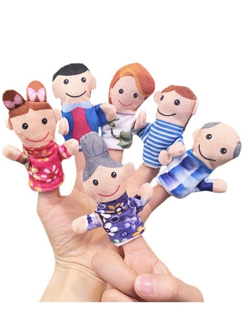 16pcs Cartoon Cute Animal Finger Puppet Toy Mini Plush Finger Puppet Toys Story Time Finger Puppets  - Image 1