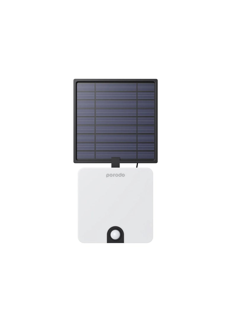 Smart Outdoor Solar Lamp With Built-in Battery 14x14cm Polysicion Solar Panel Up to 8 Hours Working Time 2000mAh Battery 3-5m PIR Sensor Distance IP44 Water Resistant 800 Lumens - Black - pzsku/Z62E72E00B2A28D2F07F7Z/45/_/1734079647/42d011c8-f715-4b4d-9023-cde1bc98b507