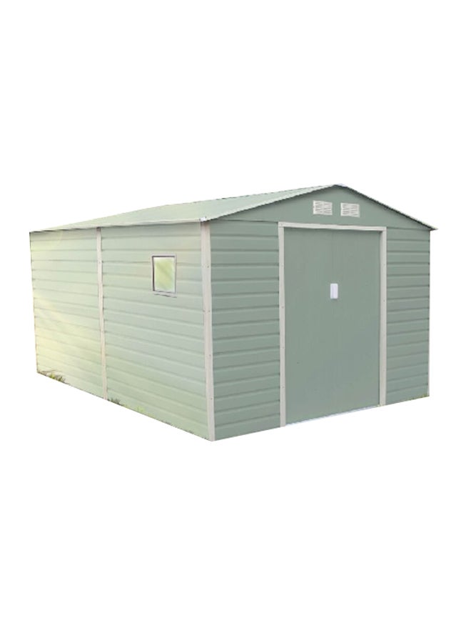 Strong Support Dual Vent Garden Storage Light Green 340 x 319 x 226 cm