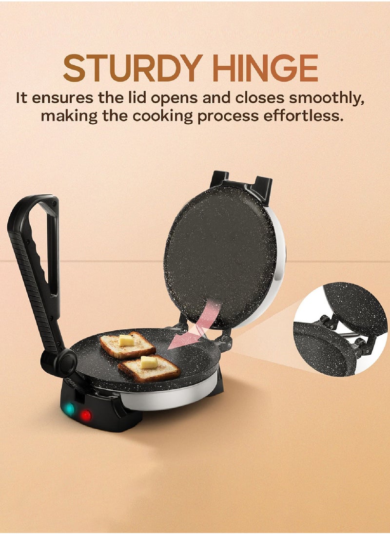 Generic - Tortilla, Bread, Motazeez And Chapati Maker Size 22cm With A Capacity Of 900 Watts - Image 1