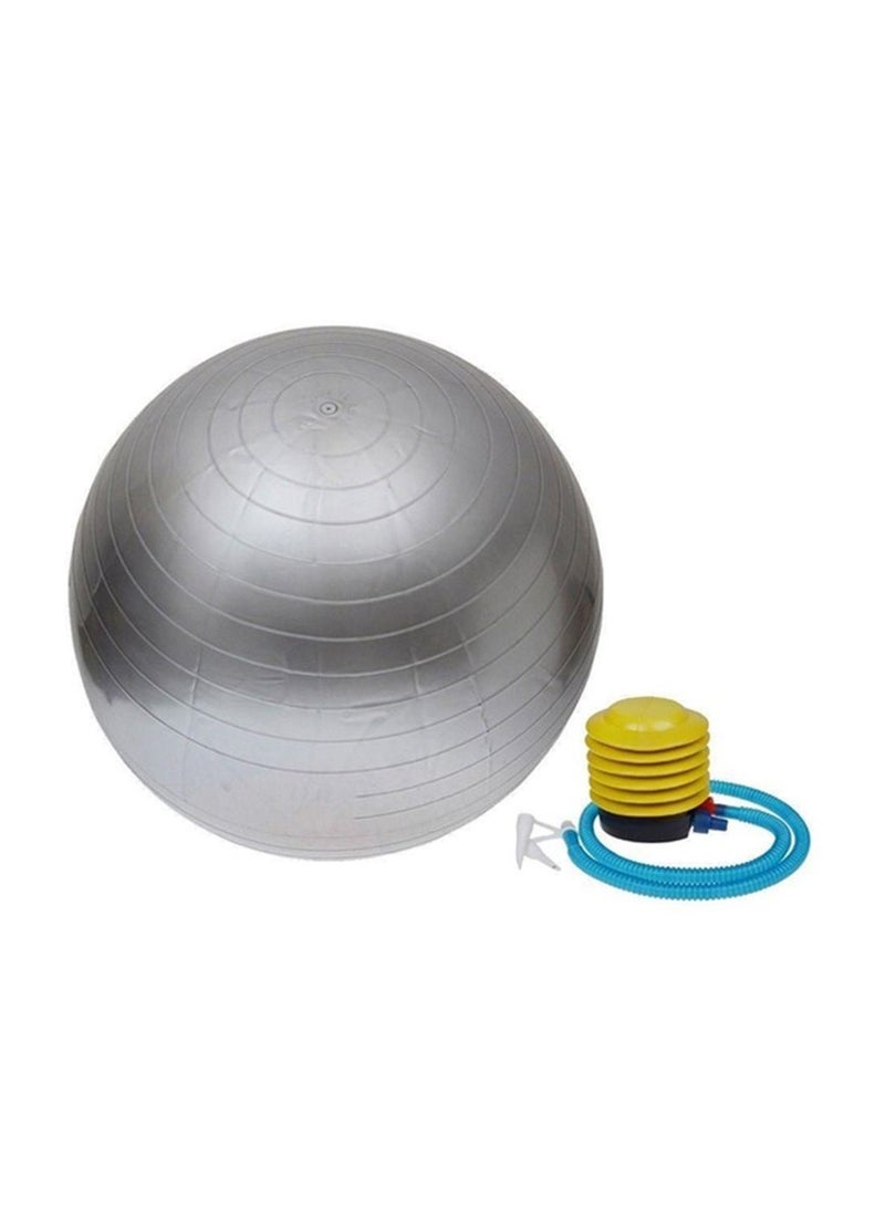 65cm مضاد انفجار غير انزلاقي كرة يوغا 500KG Max Load Fast Inflation for Pilates Pregnancy Gym Training (بالإنجليزية) - Image 1