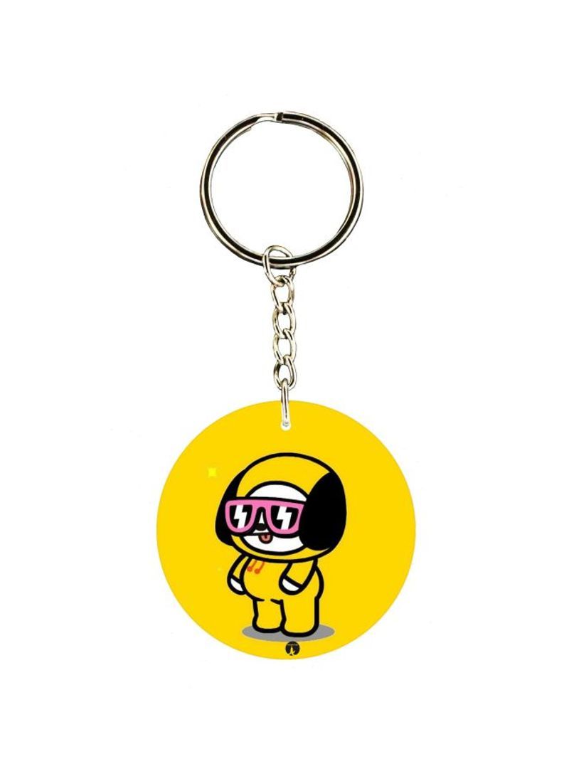Cartoon Themed Single Sided Key Chain