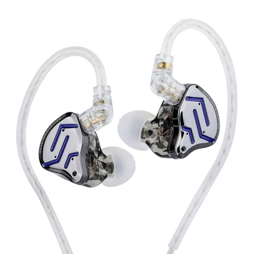 Linsoul لينسول KZ ZSN PRO 2 سماعة أذن داخلية، 1BA+1DD سائق هجين سماعات HiFi IEM، سماعة سلكية، كابل فضي قابل للفصل 2Pin مخصص لعشاق الصوت (بدون ميكروفون، أسود) - Image 2