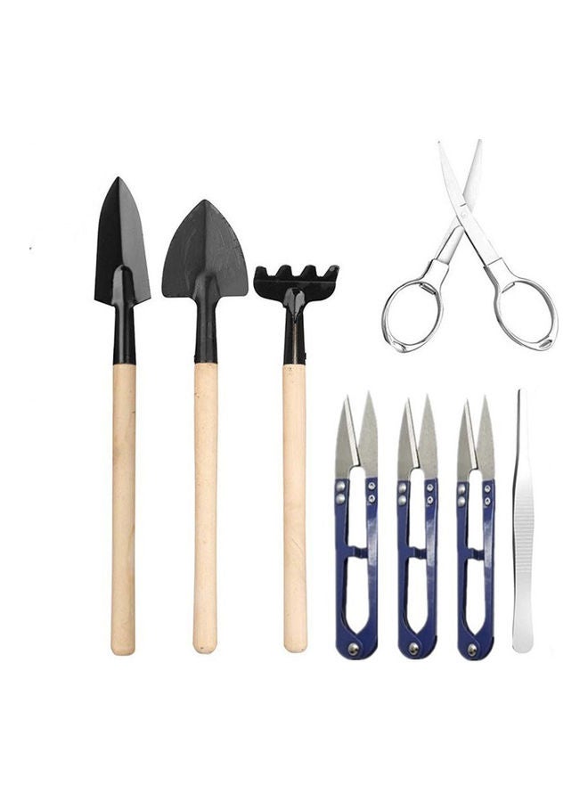 نيبمينينت مجموعة أدوات صغيرة لزراعة الحدائق مكونة من 9 قطع متعدد الألوان - Image 2