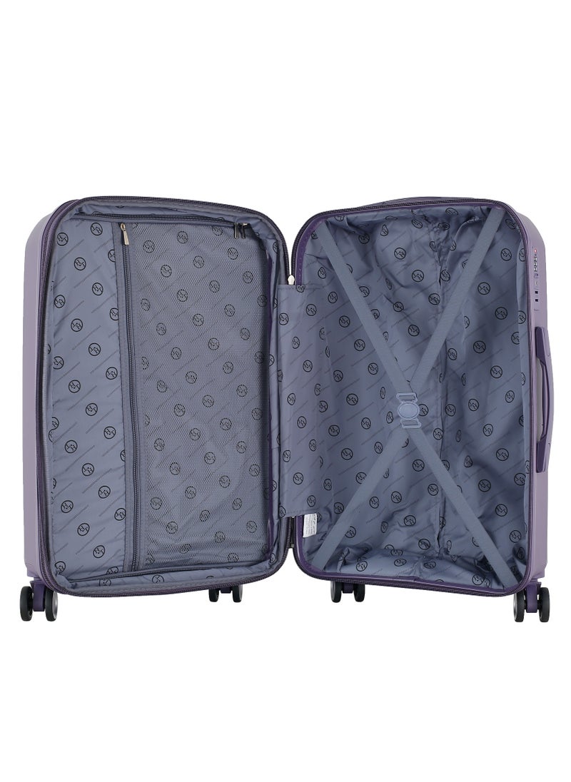 H.T H.T Luggage Bag, Hard Case Polypropylene (PP) Material, 8x360 Degree Rotation Spinner Wheels, Matching Color Suitcases, Expandable Trolley Bag, Telescopic Handle, TSA Lock, SKU 13504  - Image 3