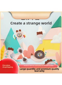 Generic Karchi Soothing Plush Toy Gift Box Suit Baby Grit Rattle Toy For Sleeping Guangdong Province-Colour:Gift Set Of 6 Pieces Kaichi Kaichi  - Image 5