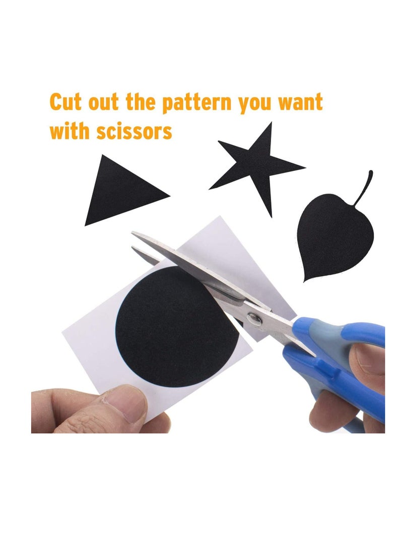 بريميفي 120 ملصق سبورة مستديرة مقاومة للماء مع قلم تحديد للبرطمانات - Image 3