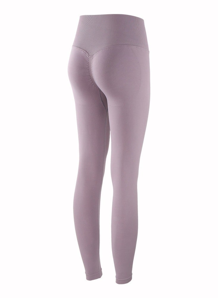 Loquat Women's Fashion Knit High Waist Sports Fitness Sports High Stretch Quick Drying Tight Sweatpants 