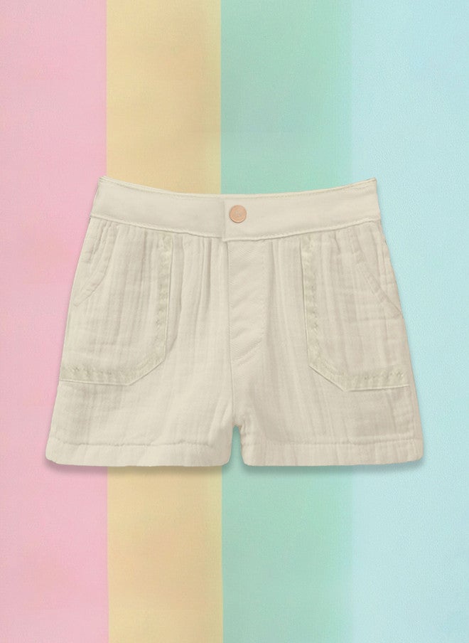 Kidbea Kids Pack Of 2 Pure Linen Shirt With Shorts Clothing Set - Image 5