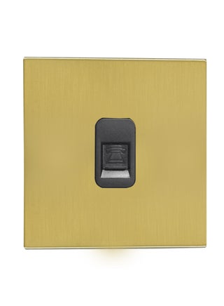 Brushed Natural Brass