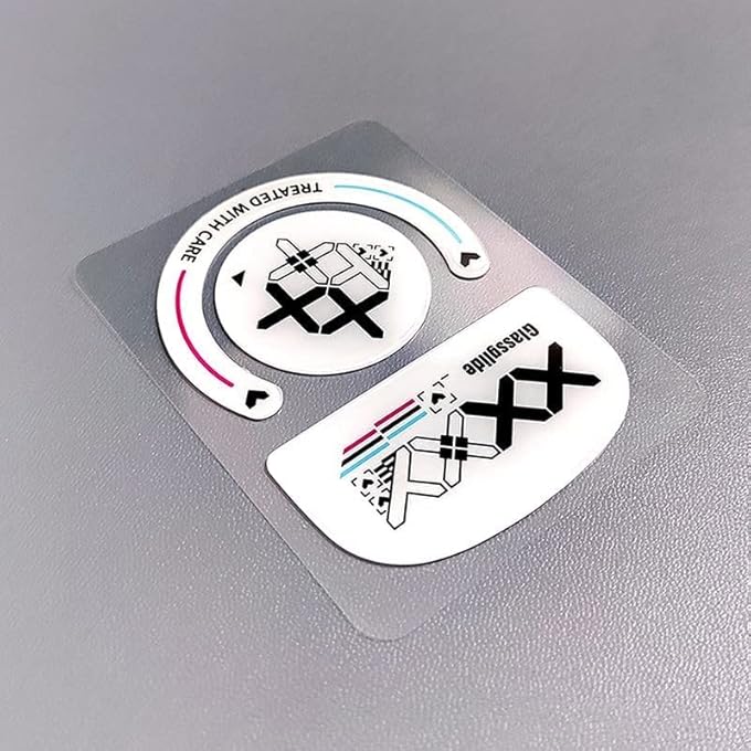 rayihni أقدام الفأرة للتزلج تناسب فأرة الألعاب اللاسلكية لوجيتك جي برو إكس سوبرلايت، أداء عالي، أقدام فأرة زجاجية مصقولة خالية من العيوب، سلسة للغاية ودائمة، اختيار محترف الألعاب - Image 1