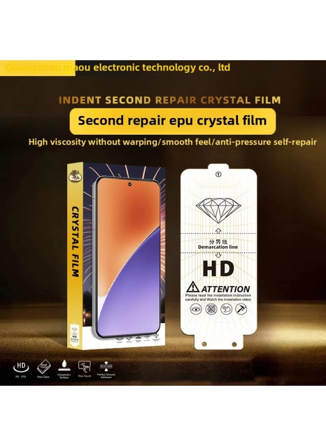 Generic For Red Rice Note14 Water Gel Film Red Rice Note13 Pro HD Seconds Repair EPU Crystal Film Wholesale-Color:Hd [full Screen Tpu Hydrogel Film] Boxed-Size:Redmi Note11 Pro/+ 6.67inch (overseas Version)/(chinese Version)  - Image 3
