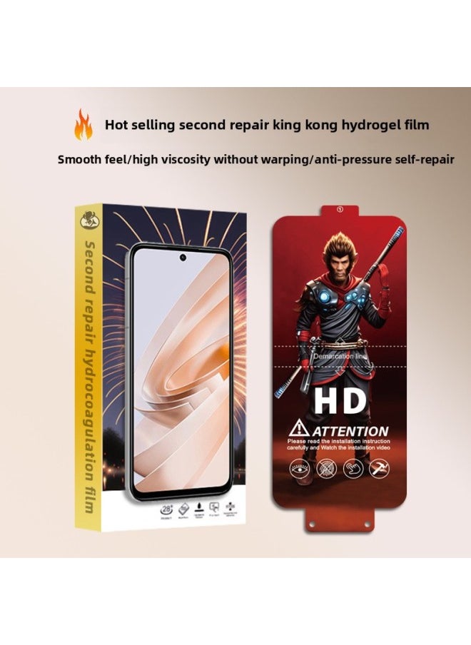 Generic For Red Rice Note14 Water Gel Film Red Rice Note13 Pro HD Seconds Repair EPU Crystal Film Wholesale-Color:Hd [full Screen Tpu Hydrogel Film] Boxed-Size:Redmi Note11 Pro/+ 6.67inch (overseas Version)/(chinese Version)  - Image 2