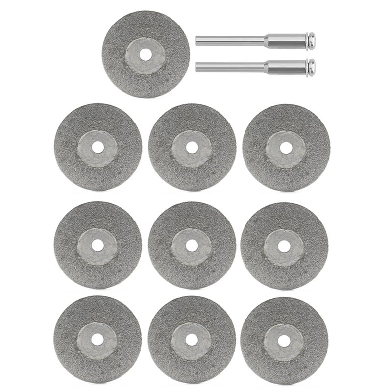Jingling 25mm 1" Diamond Cutting Wheels Coated Rotary Blade Cut Off Discs Tile Bit Tools for Dremel Accessories Pack of 10Pcs - Image 5