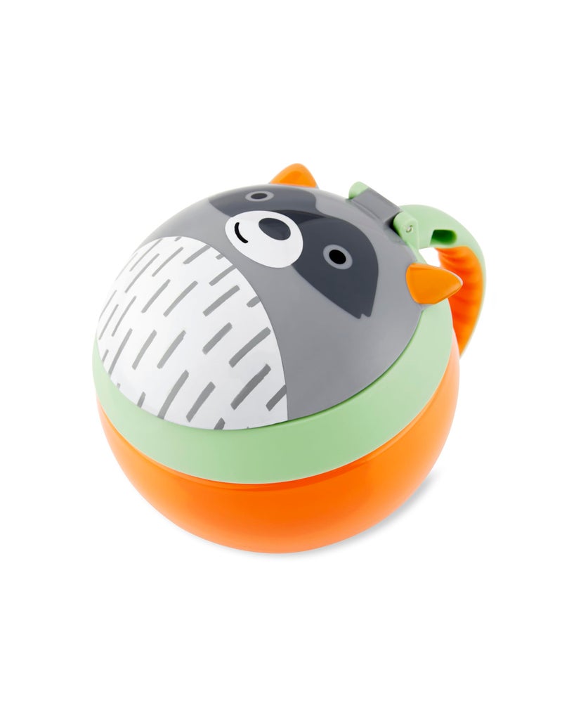 Skip Hop Baby Snack Container, Mealtime Snack Cup, Raccoon - Image 1