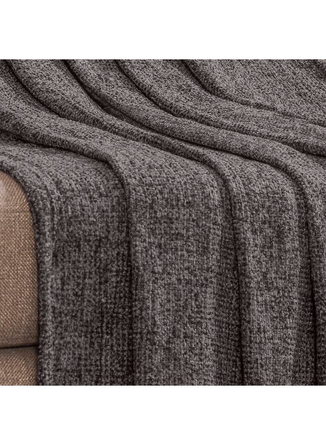 Sleepyhead Sleepyhead Premium Soft Chenille Throw for Sofa, Bed & Couch (72"X48" Inches Grey)| TC - 210 - Image 2