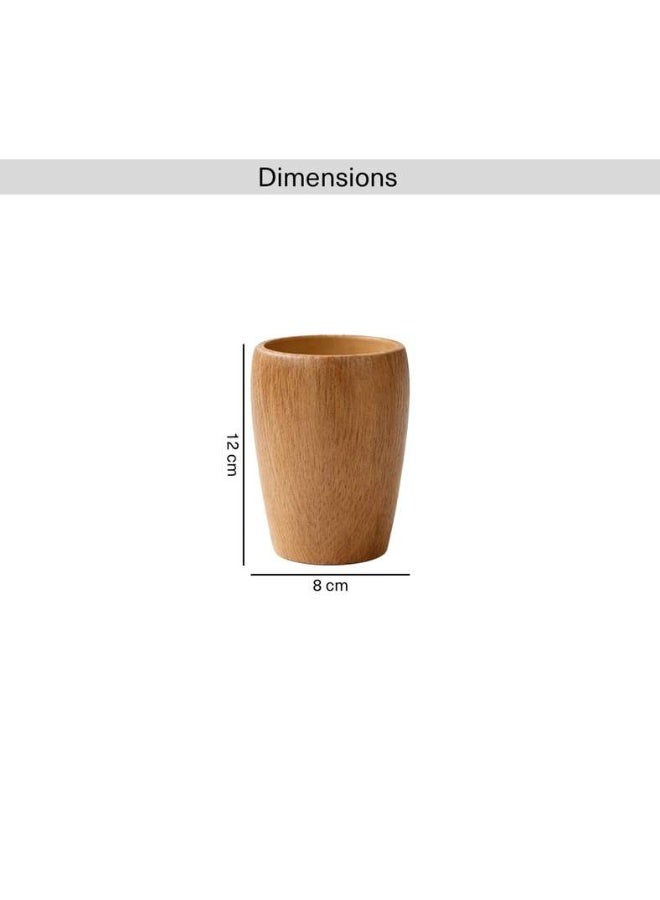 Pan Home Natural Wooden Tumbler for Home - Image 5