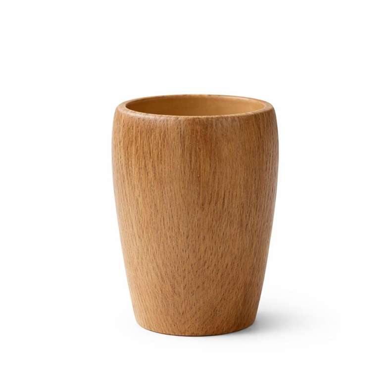 Pan Home كوب خشبي طبيعي للمنزل - Image 3