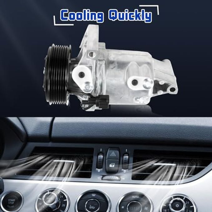 Kessocco 12V Ac Compressor Co29099C Co 29099C 926001Kc5A Air Conditioning Compressor Replacement For 2012-2014 Nissan Juke 1.6L, 2012-2019 Nissan Versa Note 1.6L, 2011 Nissan Versa 1.8L - Image 3