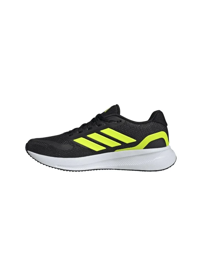 adidas أديداس ران فالكون 5 أحذية جري سوداء مقاس 5.5