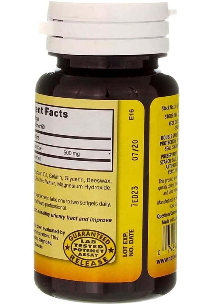 Nature's Blend Cranberry Concentrate 500 mg - 60 Softgels - Image 3