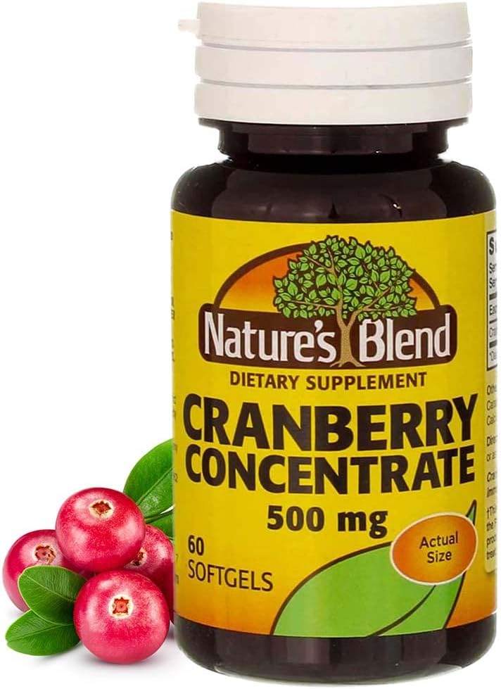 Nature's Blend Cranberry Concentrate 500 mg - 60 Softgels - Image 2