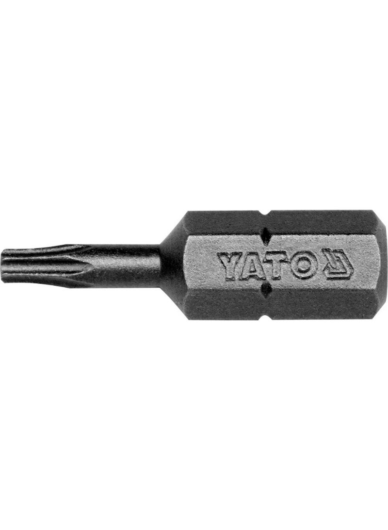YATO Screwdriver Bit 1/4"x25mm Torx T8 50pcs/Box YT-7813 (YT-7821)