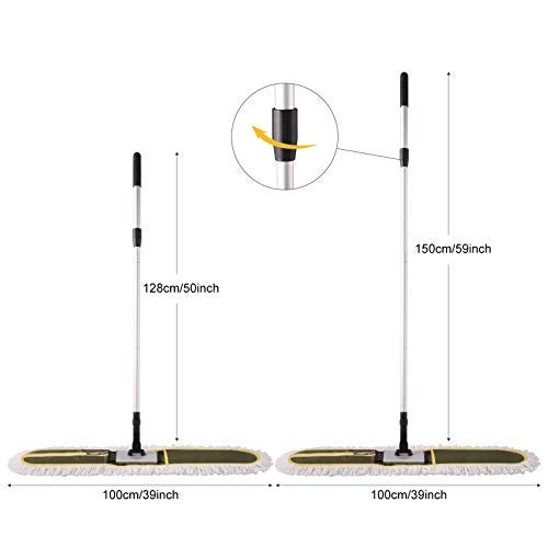 CLEANHOME منظف الأرضيات التجاري CLEANHOME 36" للمساحات الكبيرة مع مقبض طويل - Image 5