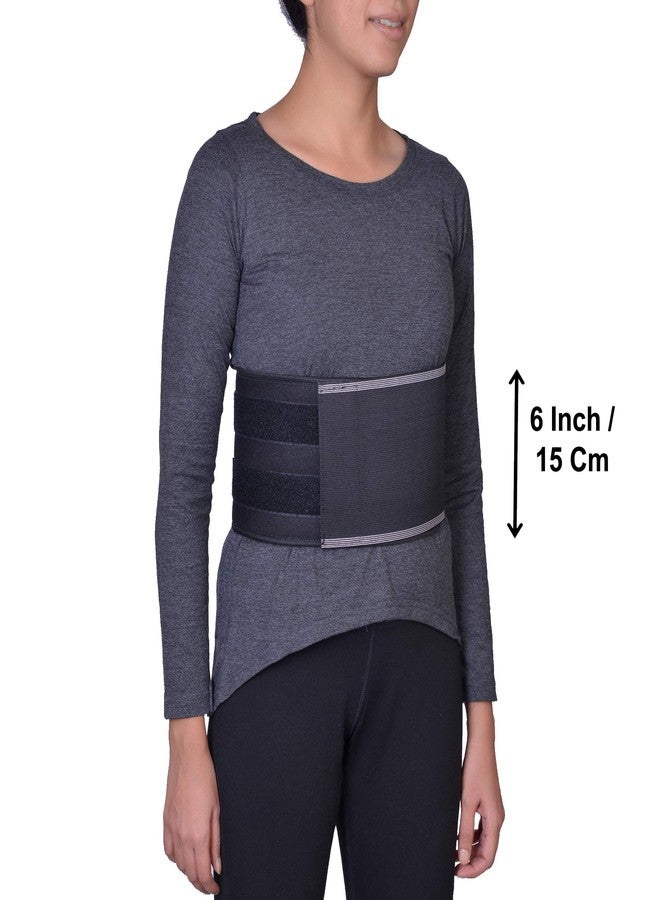 Orthtex Abdominal Belt After Delivery for Tummy Reduction 6 Inch Wide[ Black, 2XL ](110-120 CM) - Image 4