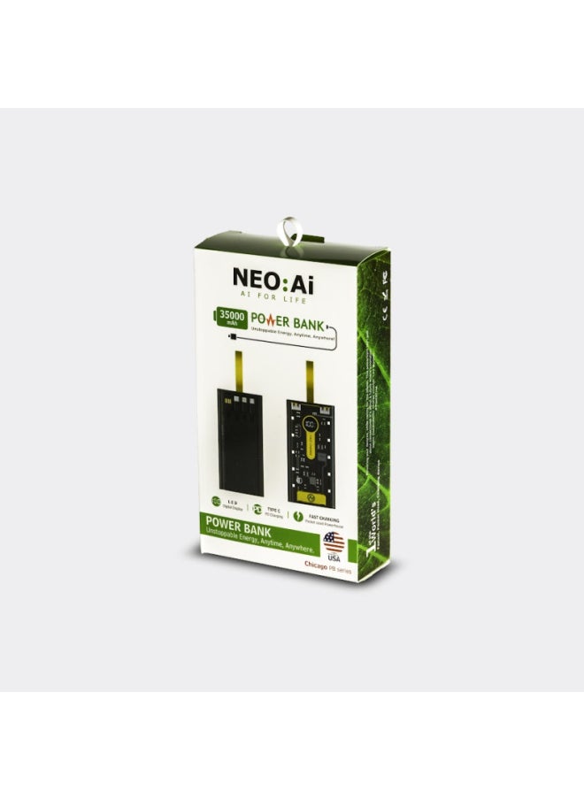 NEO:Ai NEO AI Power Bank 35000 mAh - Clear - VEN2010  - Image 3