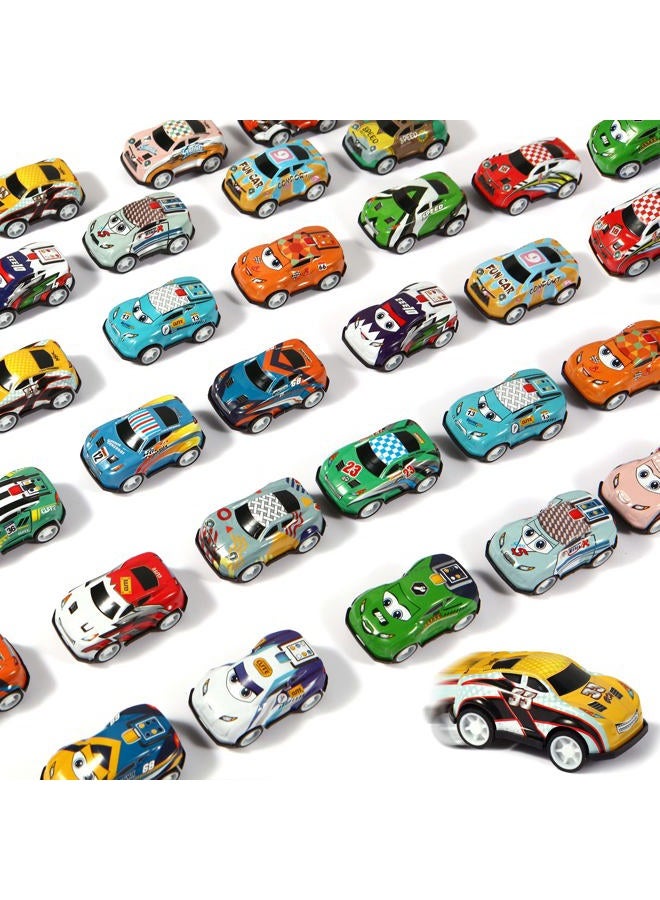 Aruytps 36PCS Mini Pull Back Cars for Kids Toddlers 3-5 4-8 Years Old, Race Cars Party Favors Bulk Vehicles Set, Classroom Prizes Box Pinata Fillers for Boys and Girls - Image 1